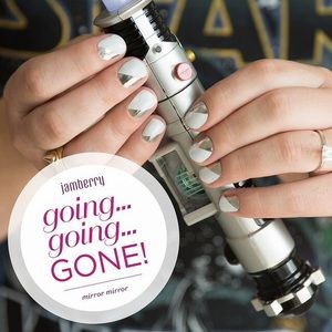 NEW in pkg Jamberry Mirror Mirror full sheet wraps